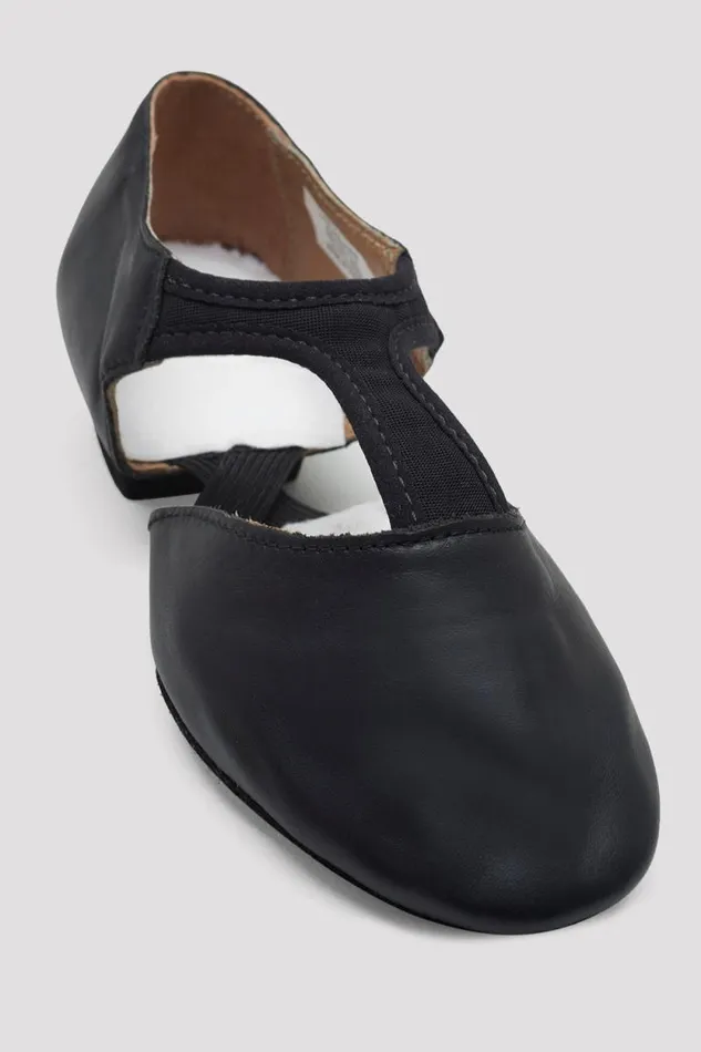Adults Teaching Bloch Elastosplit Grecian Teaching Shoes Black