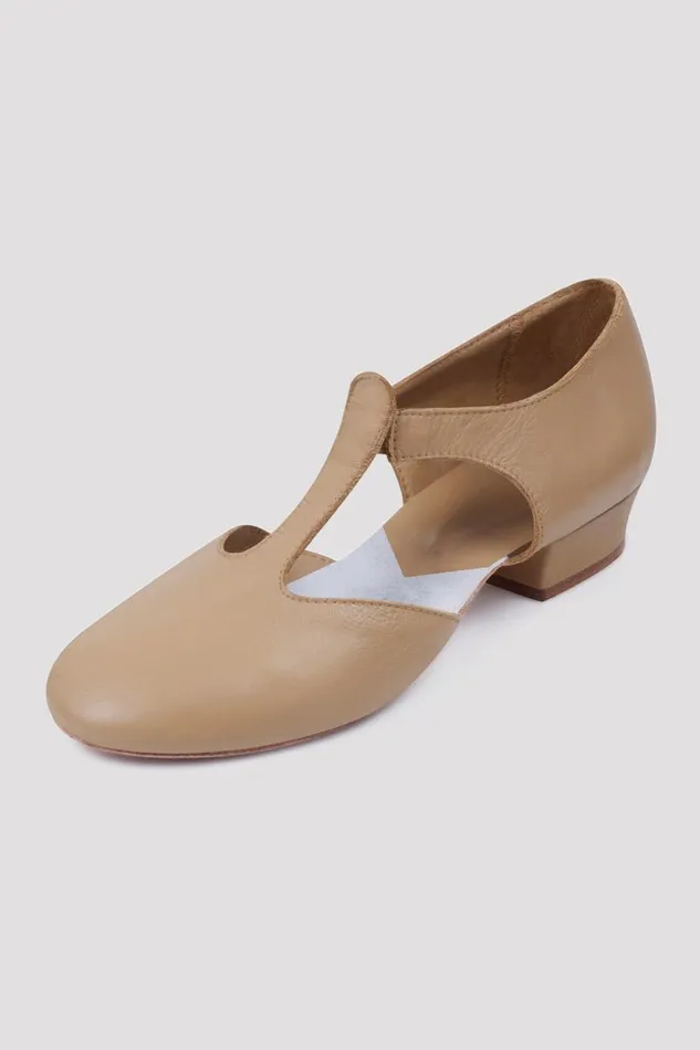 Adults Teaching Bloch Grecian Sandal Teaching Shoes Tan