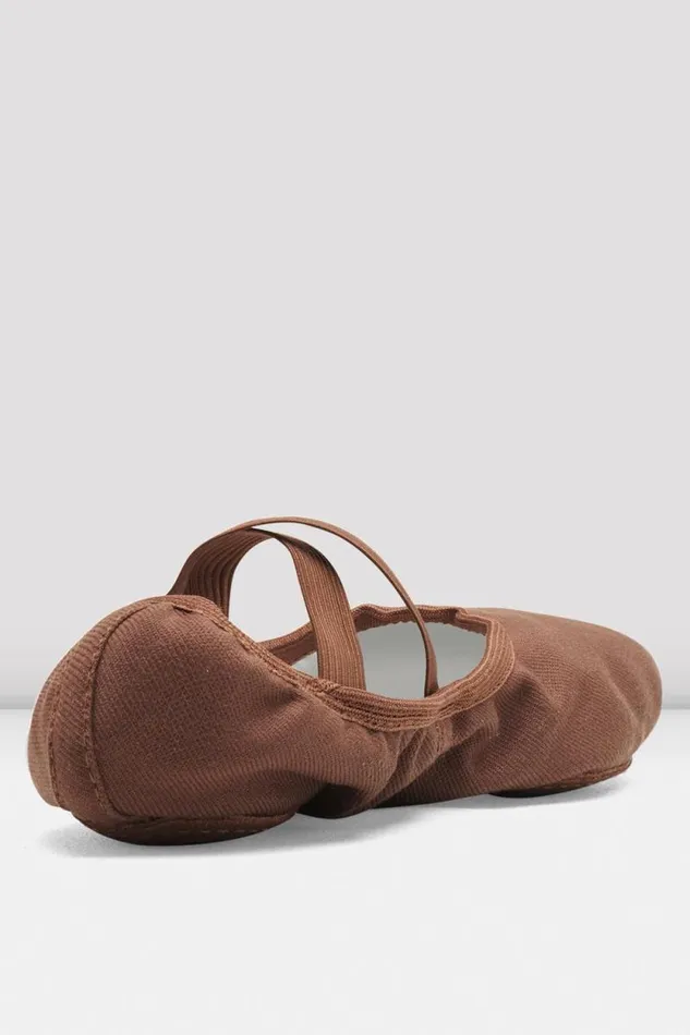 Adults Tonal Footwear Bloch Performa Stretch Canvas Ballet Shoes Cocoa
