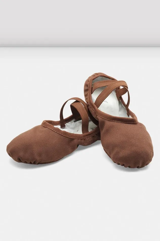 Adults Tonal Footwear Bloch Performa Stretch Canvas Ballet Shoes Cocoa