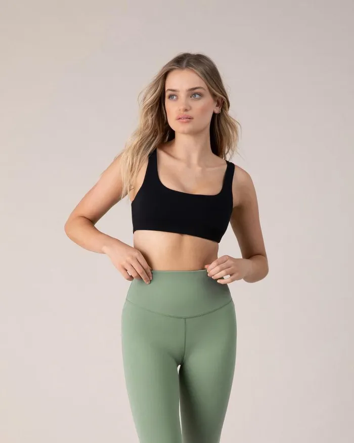 Adults Tops Bloch BLOCHeverhold Square Neck Sports Bra In Ebony Bloch Adults Tops Bloch BLOCHeverhold Square Neck Sports Bra In Ebony Bloch