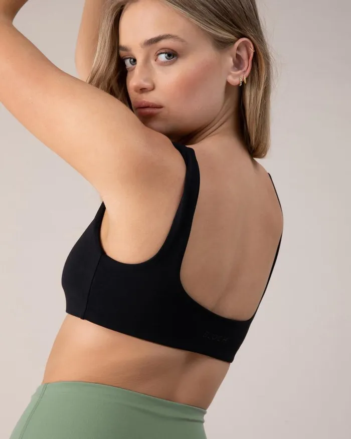 Adults Tops Bloch BLOCHeverhold Square Neck Sports Bra In Ebony Bloch Adults Tops Bloch BLOCHeverhold Square Neck Sports Bra In Ebony Bloch