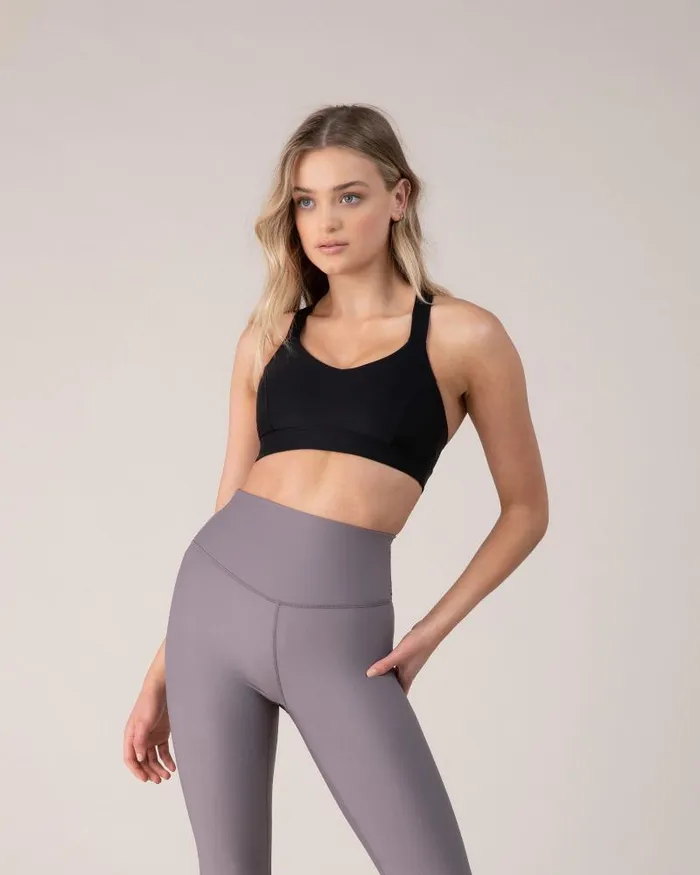 Adults Tops Bloch BLOCHsculpt Criss Cross High Compression Sports Bra 8211 Ebony BLOCH Adults Tops Bloch BLOCHsculpt Criss Cross High Compression Sports Bra 8211 Ebony BLOCH