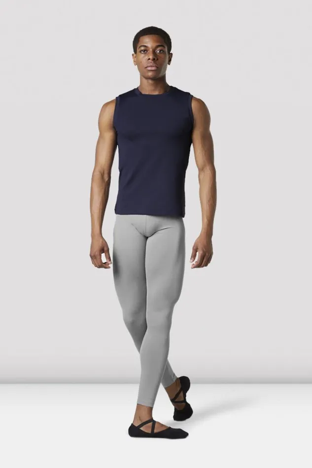 Adults Tops Bloch MensBoys Fitted Muscle Top Navy