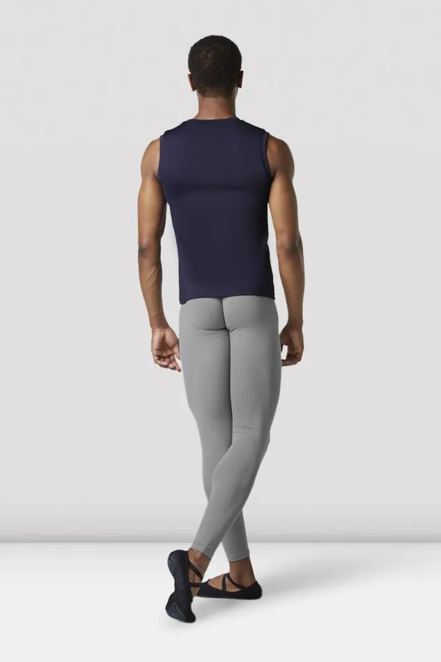 Adults Tops Bloch MensBoys Fitted Muscle Top Navy