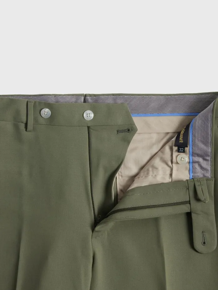 All Year Wool Dress Trouser Sage Men Paul Stuart Pants