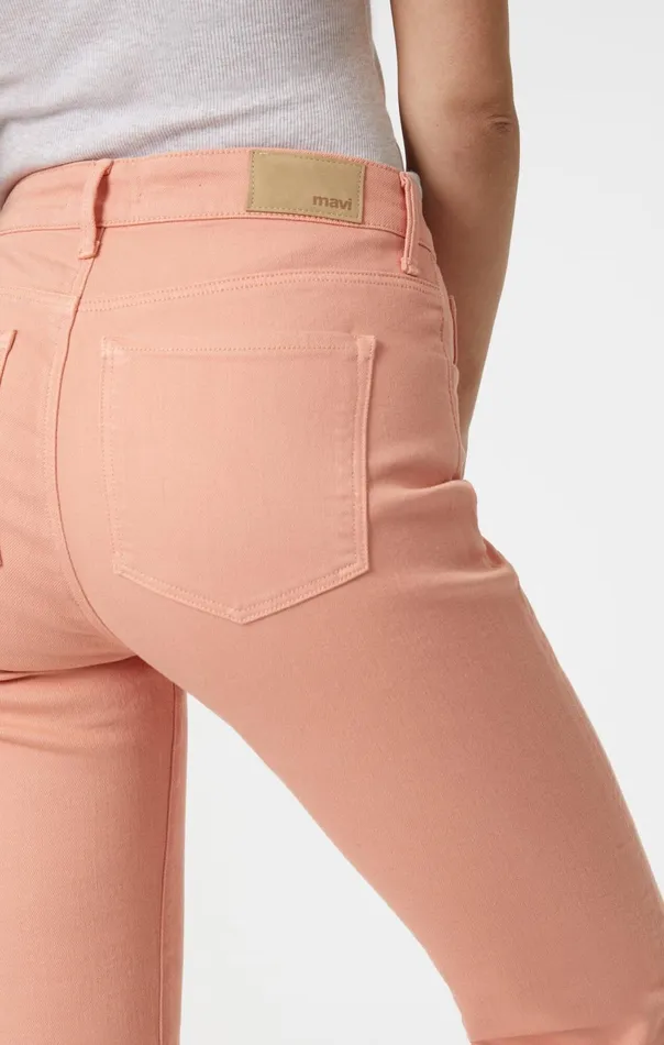 Anika Crop Flare In Peach Fuzz Flex Blue Women Mavi Jeans Denim Anika Crop Flare In Peach Fuzz Flex Blue Women Mavi Jeans Denim