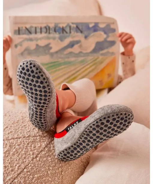 Babies and Kids Cosyshoe Kids Slippers Brick FALKE House Socks