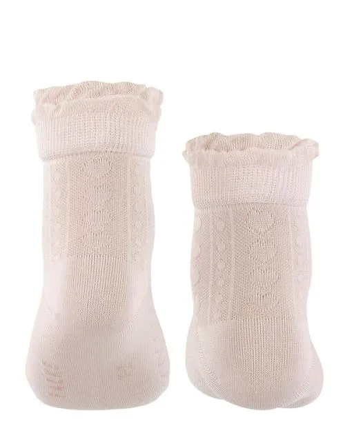 Babies and Kids Romantic Net Kids Socks Powder Rose FALKE Socks