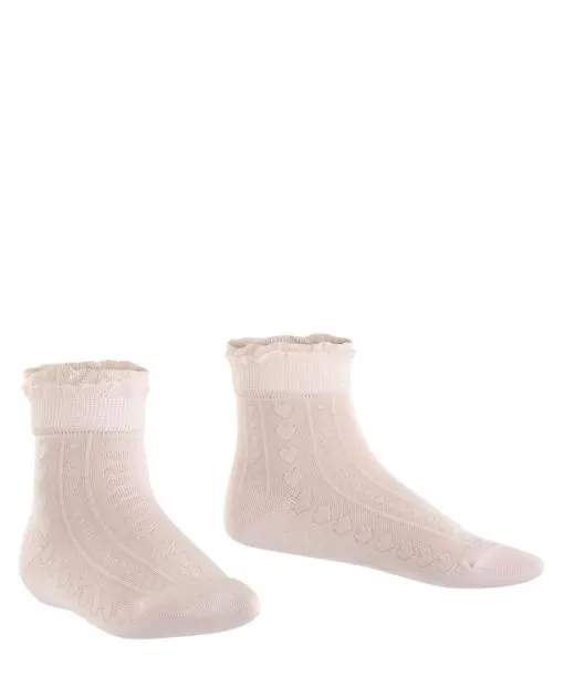 Babies and Kids Romantic Net Kids Socks Powder Rose FALKE Socks