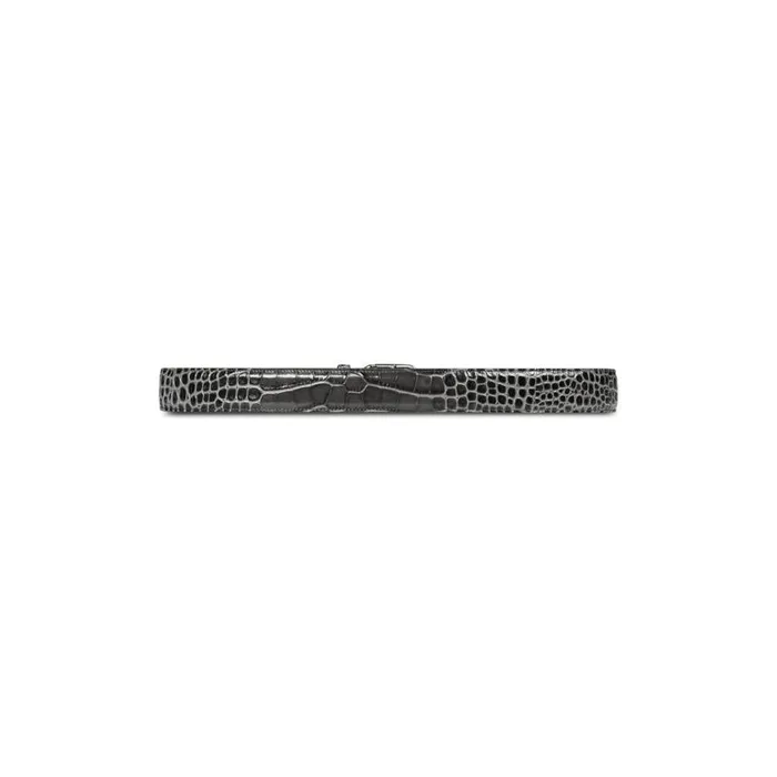 Bb Large Belt In Dark Grey Men Balenciaga Belts