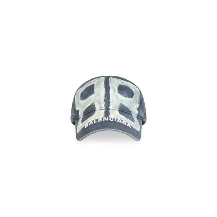 Bb Sprayed Cap In Grey WomenMen Balenciaga Scarves and Caps