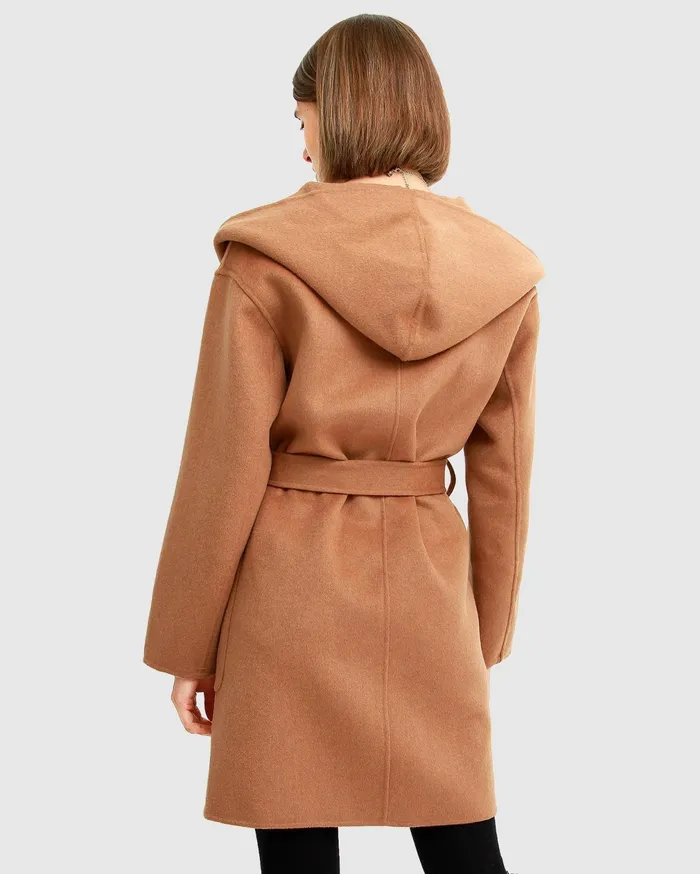 Belle and Bloom Coats Women Sweet Escape Robe Coat 8211 Camel