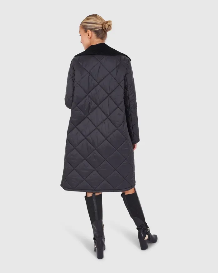 Belle and Bloom Coats Women Walk Me Home Convertible Coat 8211 Black