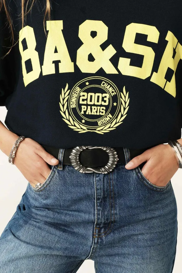 Belt With Silver Buckle Bali Black Women Baandsh Belts