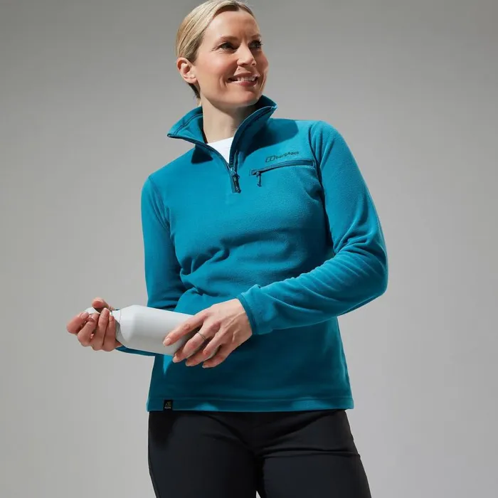 Berghaus Fleece Prism 20 Micro Half Zip Polartec Fleece 8211 Turquoise 8211 Women Berghaus Fleece Prism 20 Micro Half Zip Polartec Fleece 8211 Turquoise 8211 Women