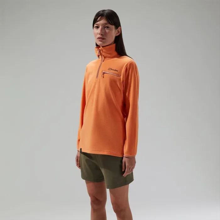 Berghaus Fleece Prism 20 Micro Half Zip Polartec Fleece Orange 8211 Women Berghaus Fleece Prism 20 Micro Half Zip Polartec Fleece Orange 8211 Women