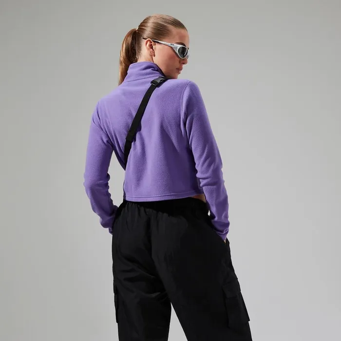Berghaus Fleece URB Prism Cropped Half Zip Fleece 8211 Purple 8211 Women Berghaus Fleece URB Prism Cropped Half Zip Fleece 8211 Purple 8211 Women