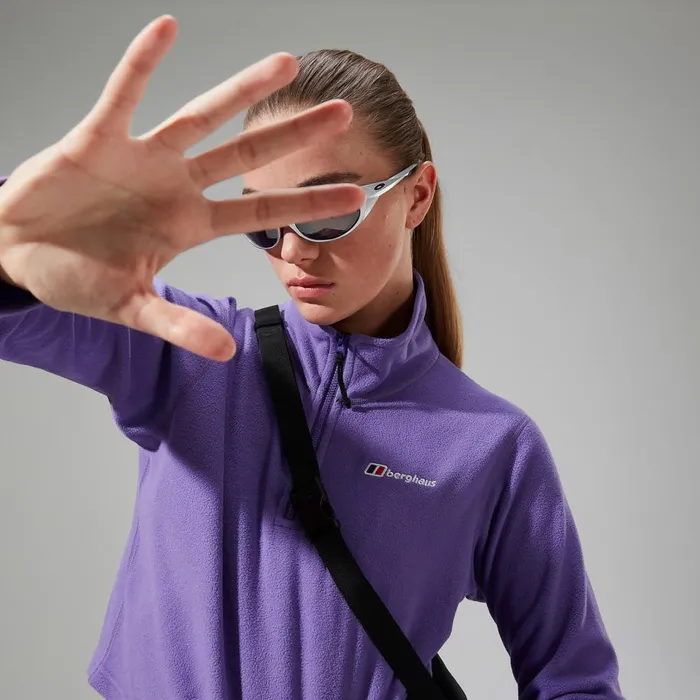 Berghaus Fleece URB Prism Cropped Half Zip Fleece 8211 Purple 8211 Women Berghaus Fleece URB Prism Cropped Half Zip Fleece 8211 Purple 8211 Women