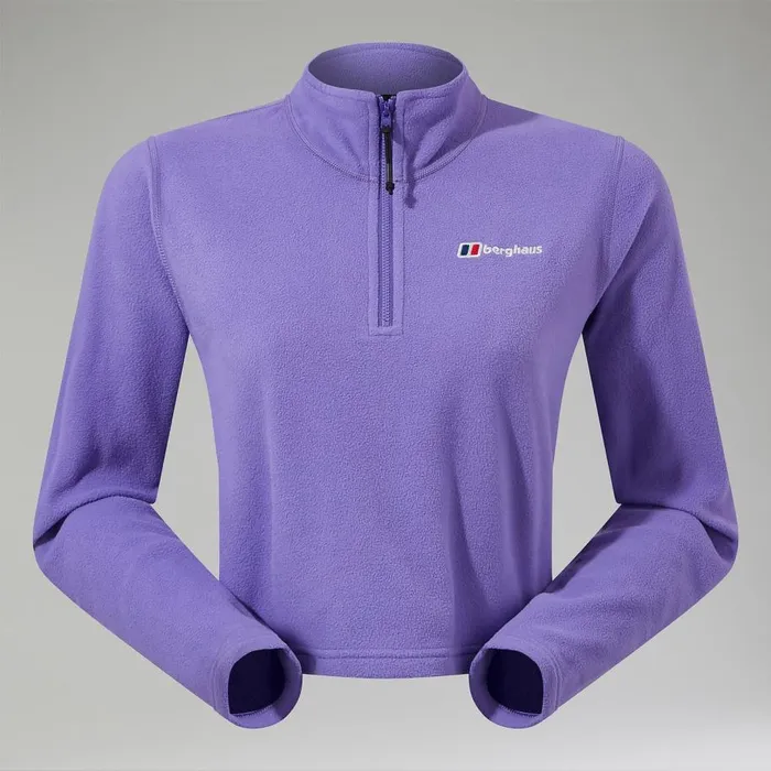 Berghaus Fleece URB Prism Cropped Half Zip Fleece 8211 Purple 8211 Women Berghaus Fleece URB Prism Cropped Half Zip Fleece 8211 Purple 8211 Women