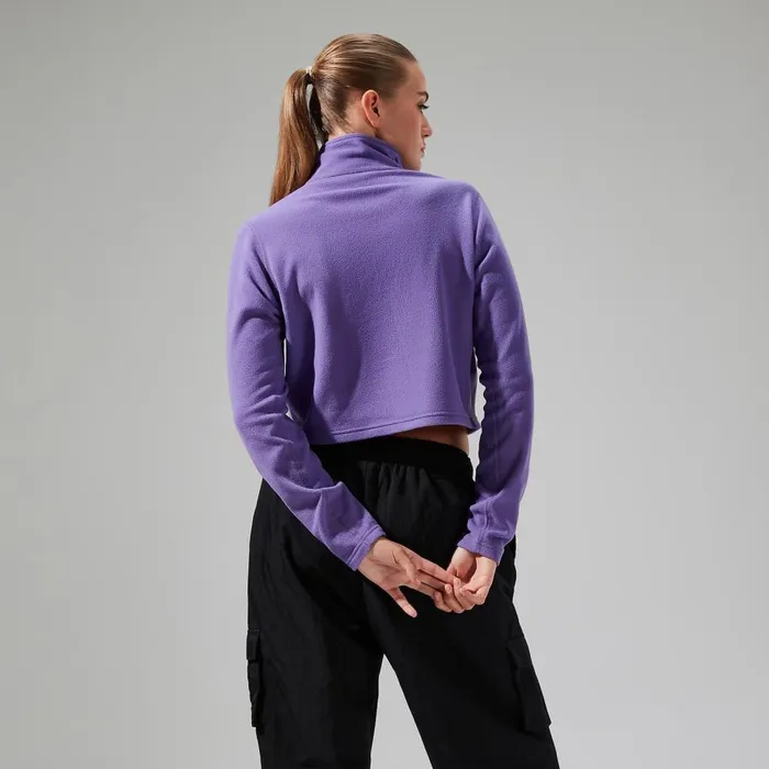 Berghaus Fleece URB Prism Cropped Half Zip Fleece 8211 Purple 8211 Women Berghaus Fleece URB Prism Cropped Half Zip Fleece 8211 Purple 8211 Women