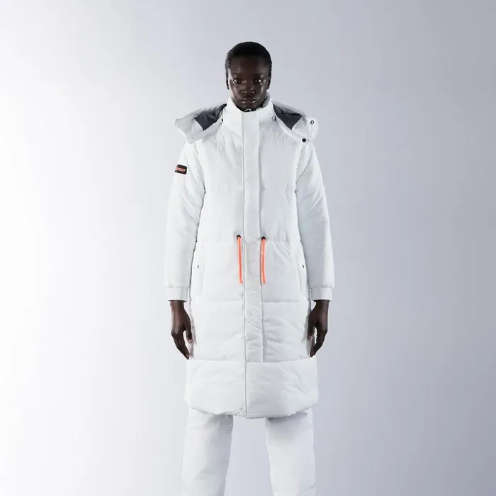 Berghaus Insulated Nelien Long Insulated Jacket 8211 White Grey 8211 Women