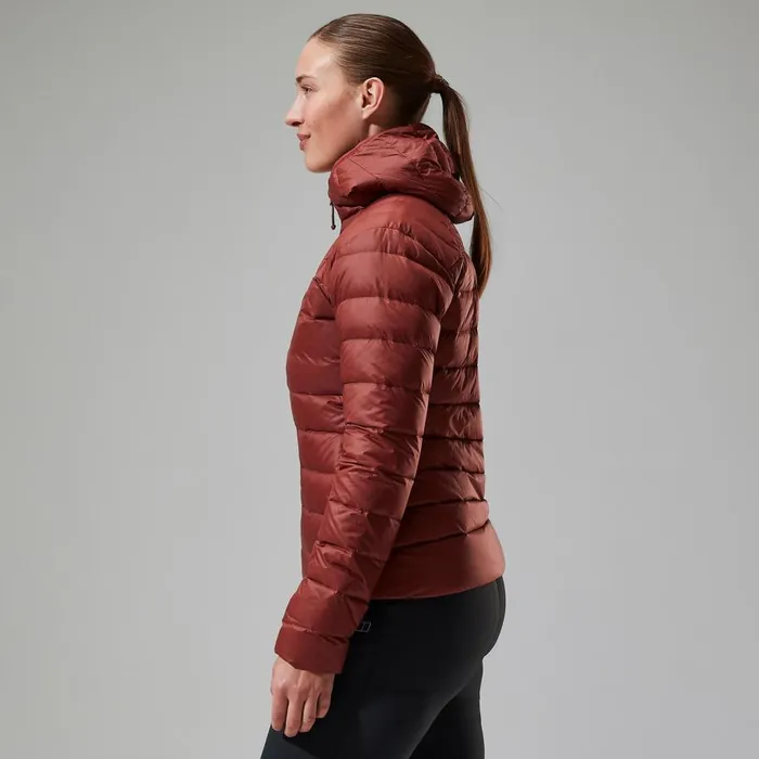 Berghaus Insulated Silksworth Hooded Down Insulated Jacket 8211 Red 8211 Women