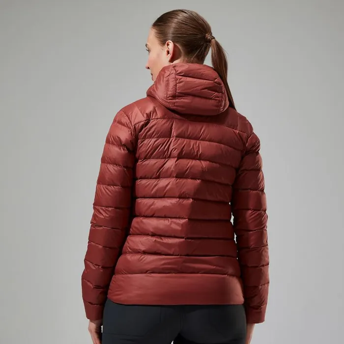 Berghaus Insulated Silksworth Hooded Down Insulated Jacket 8211 Red 8211 Women