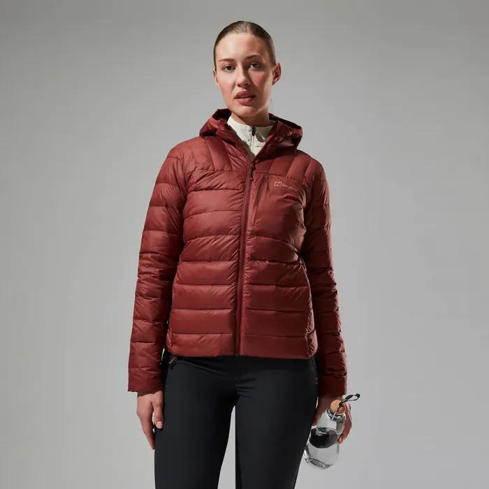 Berghaus Insulated Silksworth Hooded Down Insulated Jacket 8211 Red 8211 Women