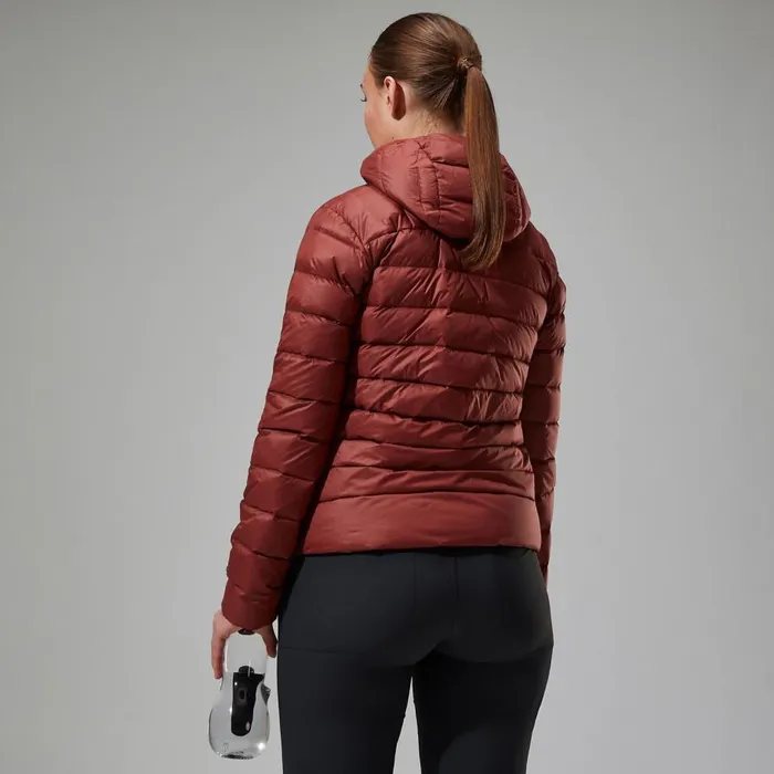 Berghaus Insulated Silksworth Hooded Down Insulated Jacket 8211 Red 8211 Women