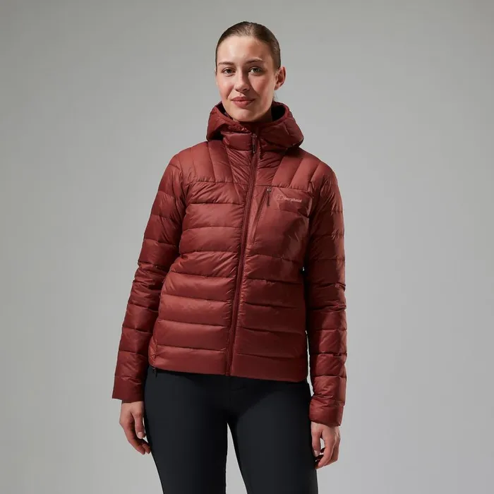 Berghaus Insulated Silksworth Hooded Down Insulated Jacket 8211 Red 8211 Women
