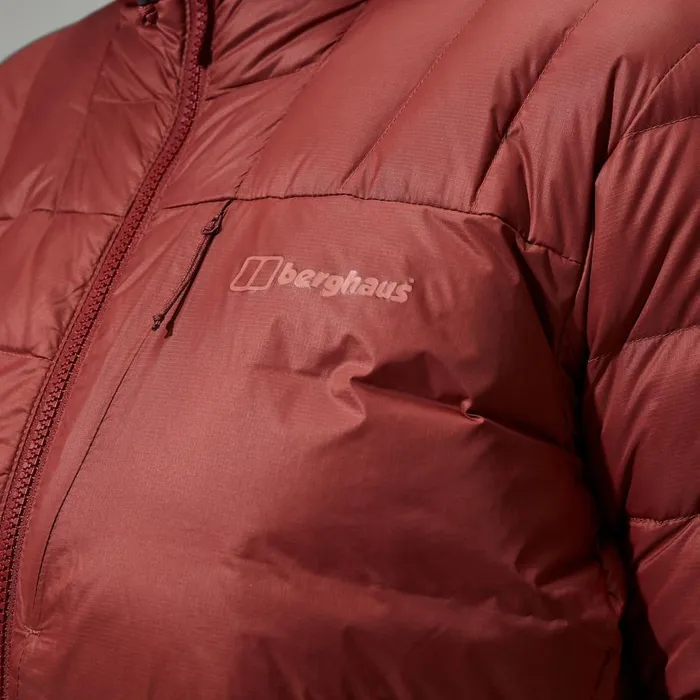 Berghaus Insulated Silksworth Hooded Down Insulated Jacket 8211 Red 8211 Women