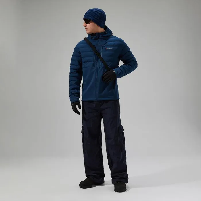 Berghaus Insulated Theran Hybrid Hooded Insulated Jacket 8211 Dark Blue 8211 Men