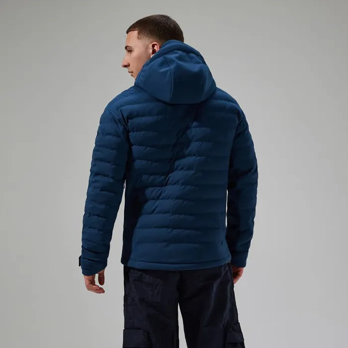 Berghaus Insulated Theran Hybrid Hooded Insulated Jacket 8211 Dark Blue 8211 Men