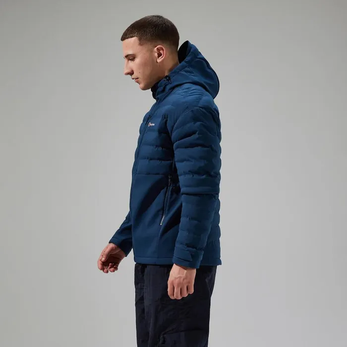 Berghaus Insulated Theran Hybrid Hooded Insulated Jacket 8211 Dark Blue 8211 Men