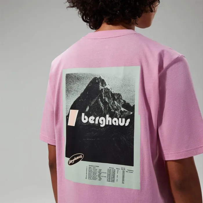 Berghaus TShirts Climbing Record Short Sleeve TShirt Purple 8211 MenWomen Berghaus TShirts Climbing Record Short Sleeve TShirt Purple 8211 MenWomen