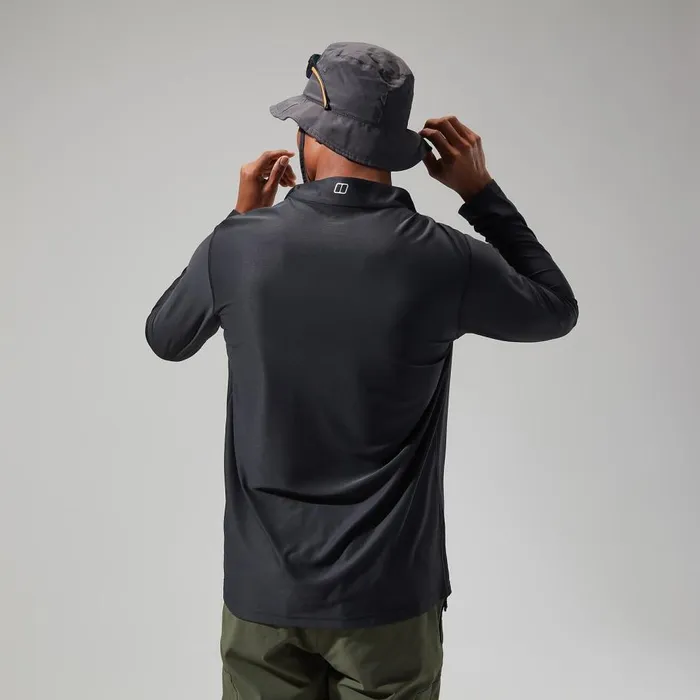 Berghaus Technical Baselayers 247 Tech Tee Long Sleeve Half Zip 8211 Black 8211 Men