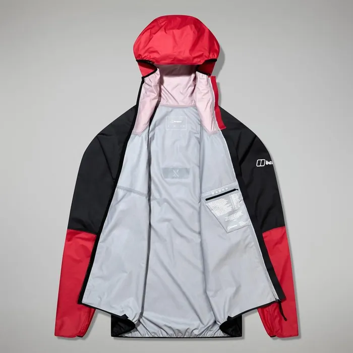 Berghaus Waterproof MTN Guide Hyper LT Jacket 8211 BlackRed 8211 Men