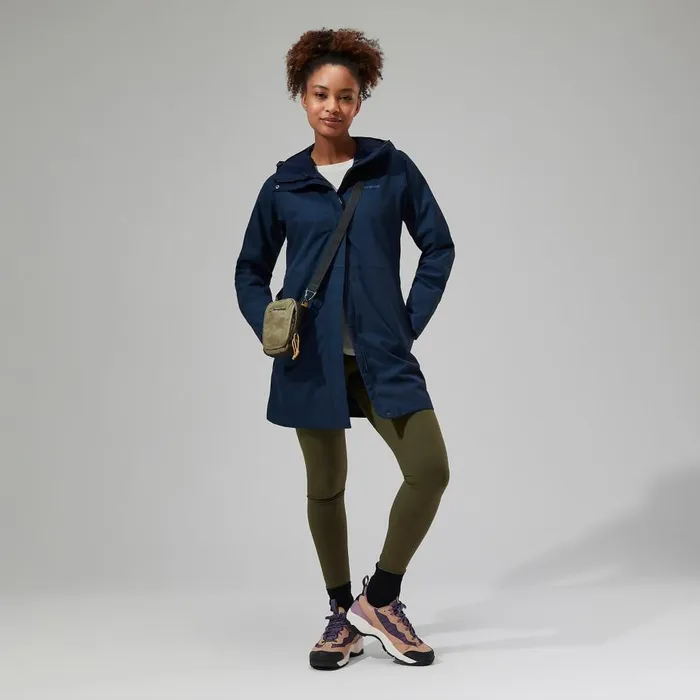 Berghaus Waterproof Omeara Long Waterproof Jacket 8211 Blue 8211 Women