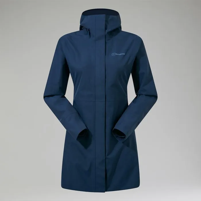 Berghaus Waterproof Omeara Long Waterproof Jacket 8211 Blue 8211 Women