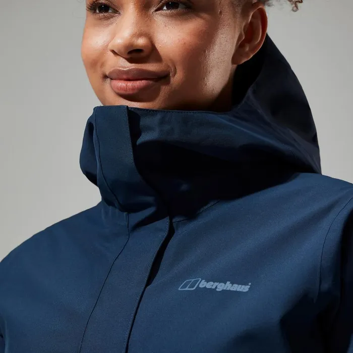 Berghaus Waterproof Omeara Long Waterproof Jacket 8211 Blue 8211 Women