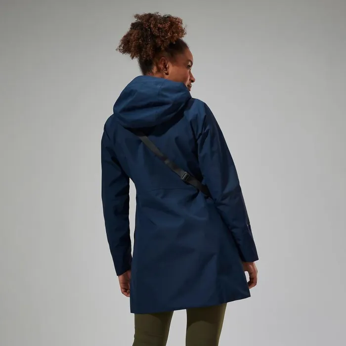 Berghaus Waterproof Omeara Long Waterproof Jacket 8211 Blue 8211 Women