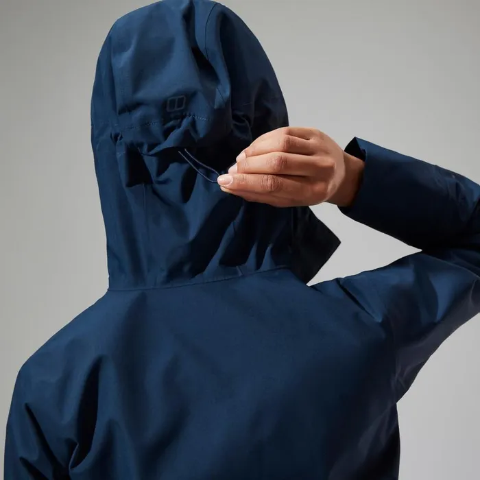Berghaus Waterproof Omeara Long Waterproof Jacket 8211 Blue 8211 Women