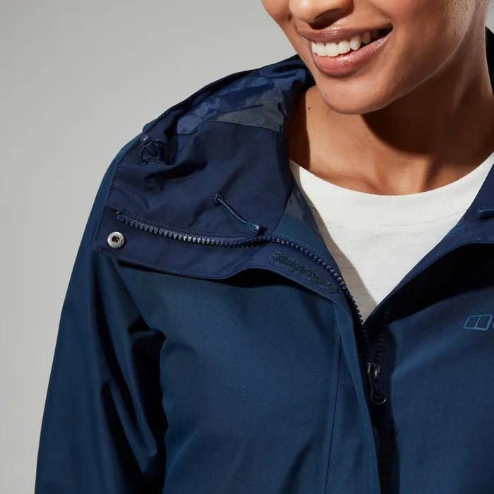 Berghaus Waterproof Omeara Long Waterproof Jacket 8211 Blue 8211 Women