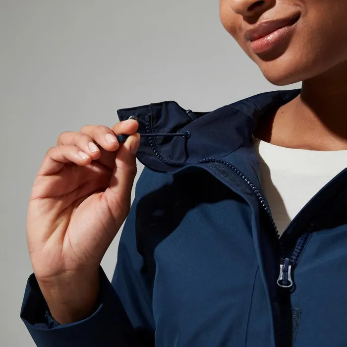 Berghaus Waterproof Omeara Long Waterproof Jacket 8211 Blue 8211 Women