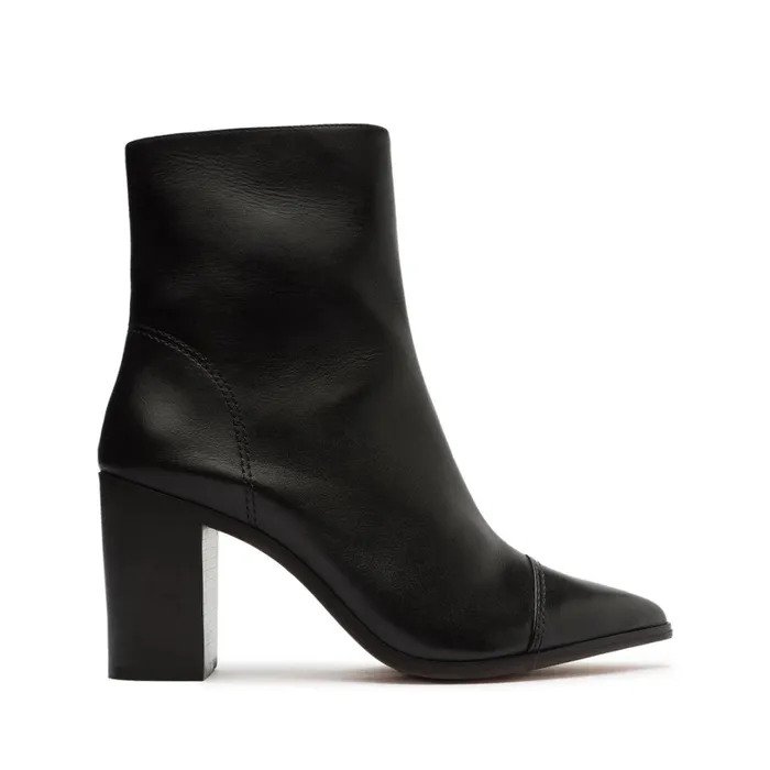 Booties Women Schutz Shoes Theodora Bootie Black