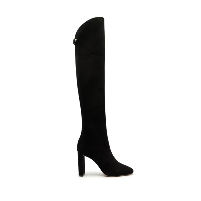 Boots Women Schutz Shoes Austine Casual Suede Boot Black