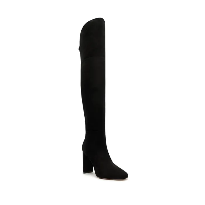 Boots Women Schutz Shoes Austine Casual Suede Boot Black