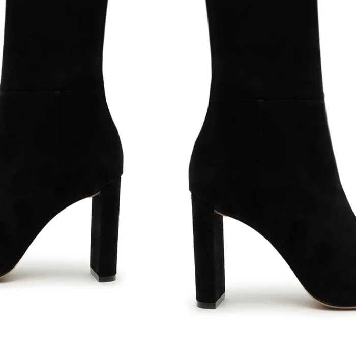 Boots Women Schutz Shoes Austine Casual Suede Boot Black