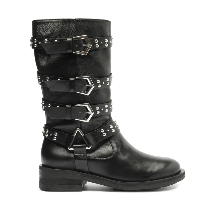 Boots Women Schutz Shoes Gene Leather Boot
